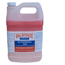 Walbernize RV Superseal Wax for Autos, RVs, Airstream, Boats, Planes to Protect New Paint 1 Gallon Container