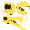 Coaxial Cable Crimping Tool Kit, F-Connector Crimper Wire Stripper Set