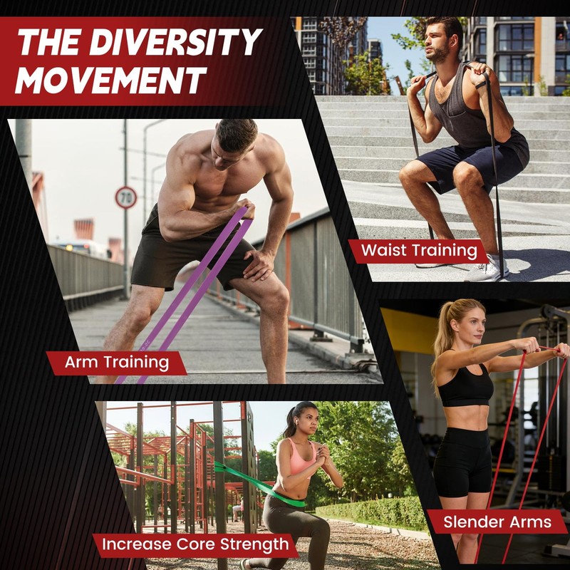 Pull Up Assistance Bands, 5 Levels Resistance Bands for Working