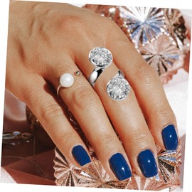 Hohopeti DIY Ring Pad Accessories 10pcs Ring Blanks Bezel Holders Versatile for Occasions