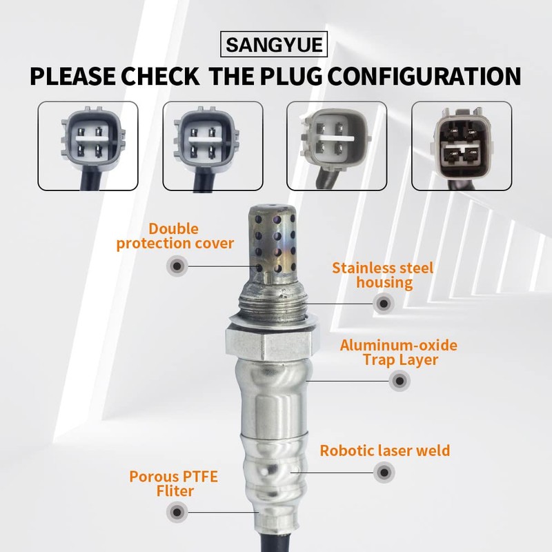 Sangyue 4x Oxygen Sensor for 2001 2002 2003 Toyota RAV4