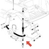 Golf Cart Rear Shocks Absorbers Set（2pcs), for Club Car DS