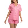 MIA LUCCE Pyjamas for Women Button Down Pjs for Women