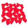 Red Velvet Christmas Decoration Bows (10cm) - 12 pack