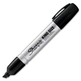 Sharpie King Size Permanent Marker, Chisel Tip, Black by Sharpie