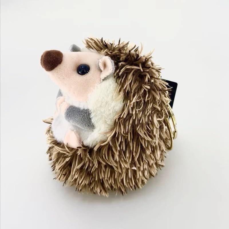 Amily Hedgehog Matching Key Holder, Fluffy, Cute, Stylish, Plush Toy,