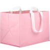Extra Large Reusable Tarpaulin Bag Pink 2ea