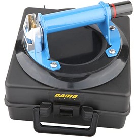 DAMO 8" Vacuum Suction Cup for Glass & Granite Lifting,Heavy Duty Glass Lifter with metal Handle,Suction Cups with Hand Pump, with Free Case