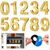 Ranslen 10 Pieces 3 Inch High House Numbers 0-9, Self-adhesive