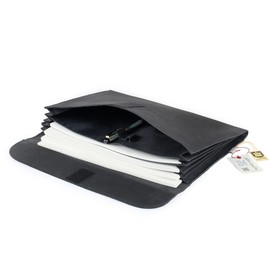 Jahn-Tasche 1042-n A4 Document Folder Buffalo Leather Black