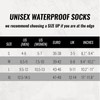 LEAKDRY Waterproof Socks,Thermal Mid Calf,Long Socks,Lighteweight & Breathable (US, Alpha,