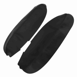 2pcs Front Door Panel Armrest Cover Black Artificial Leather Replacement for RL 2005 2012 Cover Door Panel Armrest Trim Front Door Panel Armrest Cover Door Panel Armrest Prot