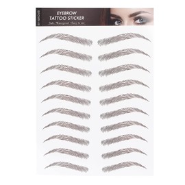 Pegatinas de Transferencia de Cejas para Mujeres - Temporales, Maquillaje 6D, Parches Impermeables para Forma                                         