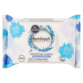 Femfresh Sensitive Wipes X 20