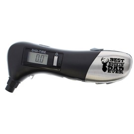 Deer Hunting Gifts Best Buckin' Dad Ever Digital Tire Pressure Gauge Multi Tool 9-in-1 Automotive Roadside Emergency Multitool