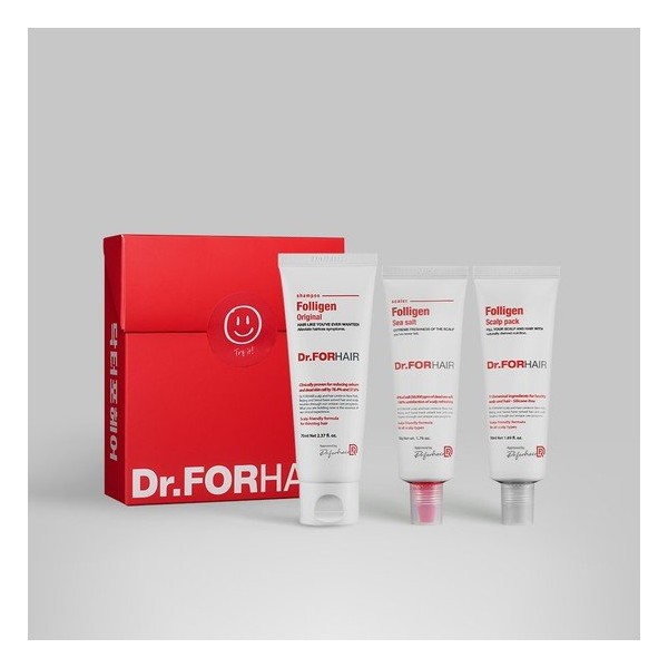 Dr. For Hair Polygen Trial Kit Shampoo + Scaler + Scalp Pack, None