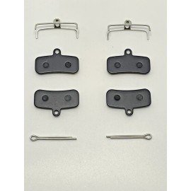 Unbranded Shimano Saint BRAKE PADS FRONT REAR Semi Metallic M810 M820 X 4 2 PAIRS DISC