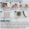 Pollock Shower Dispenser - 3 Chamber No Drill Mounted Shampoo,