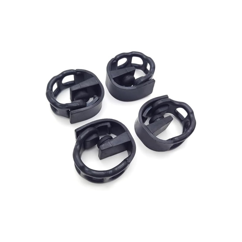 4 Pieces Motorcycle Headlight Mask Rubber Fix Mounts Strips Motocross