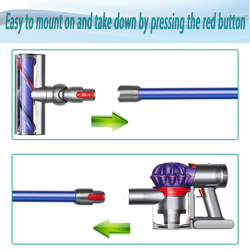 Cleptorize Replacement Extension Wand for Dyson V7 V8 V10 V11