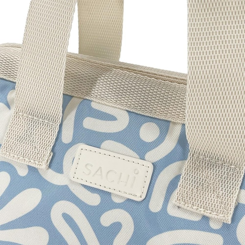 Sachi 'Style 34' Insulated Lunch Bag - Blue Squiggles