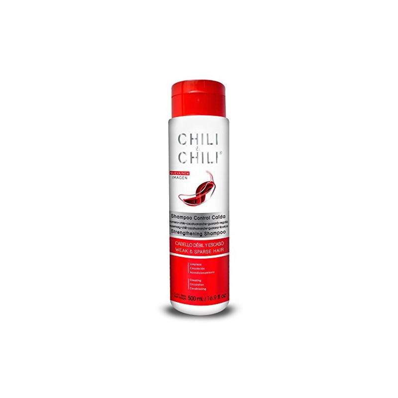 Chili & Chili Shampoo de Chile y Cacahuananche, 500 ml