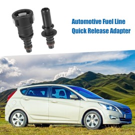 A ABSOPRO Straight Fuel Line Hose Quick Release Connector 11.8mm (Set of 2)