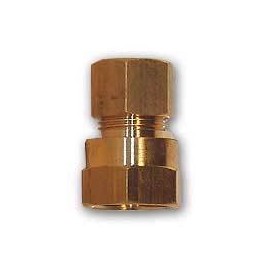 Brass Fitting 3/16 compression x 1/8 Female Bryke Racing