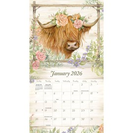 Lang Companies, Rosewood Ranch 2026 Wall Calendar, 13.4'' X 12'', 12-Month Calendar with Spiral Binding
