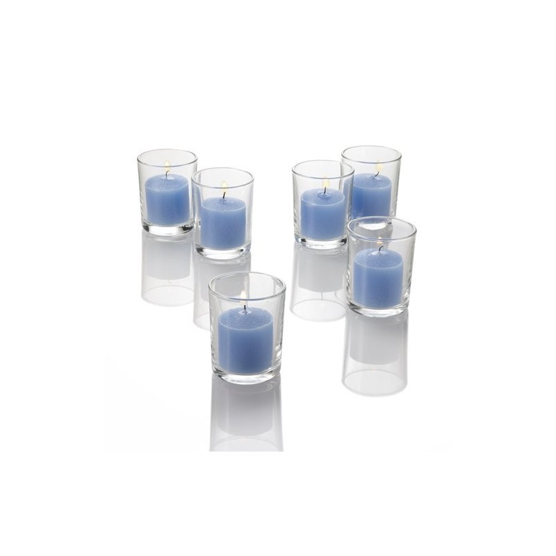Richland Votive Candles Light Blue Ocean Breeze Scented 10 Hour