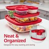 Rubbermaid EasyStore Large Containers, 18-Piece Set, Food Storage Containers, Food