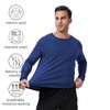 Outdoor Men's Merino Wool Quick-Drying Hiking Warm Long-Sleeved Underwear Sports