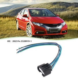 YINETTECH 6pin Car Parking Sensor Plug Contact Harness Connector 20237n 2328919-1 Compatible with Honda Civic Jazz CRV HRV Car Electrical Waterproof Connector Plug