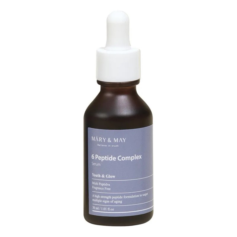 Sérum [MARY&MAY] 6 Peptide Complex Serum 30ml Mary & May