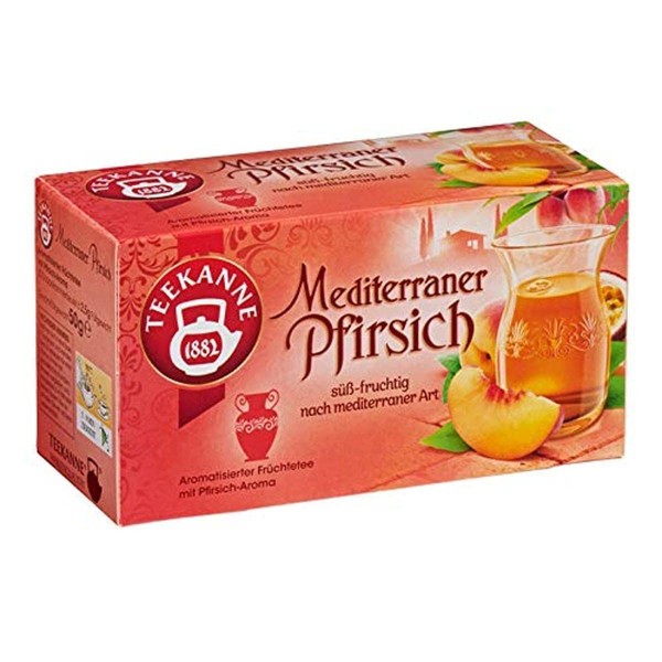 Teekanne Mediterraner Pfirsich / Mediterranean Peach 20 Tea Bags