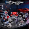JMBricklayer 3-in-1 Mini Engine Model Car Kits that Runs, V8