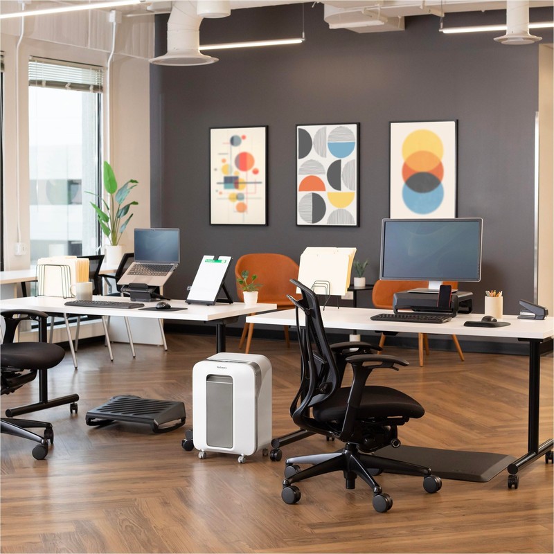 Fellowes Step File Junior Wire Organizer Rack, 6 Sections, Black