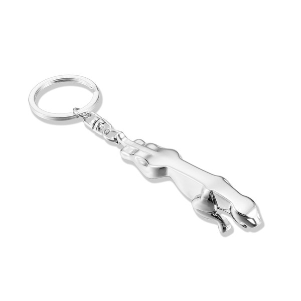 ARKOSKNIGHT Creative Car Logo Keychain for Car 3D Chrome Metal