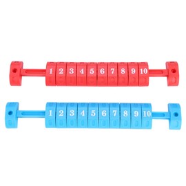 2Pcs Table Football Counter, Foosball Air Hockey Scoring Units Counters Foosball Accessory Parts(Red & Blue) Air Hockey Counter Air Hockey Counter