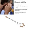 Hearing Aid Holder Clip Portable Anti Lost Cotton BTE Hearing