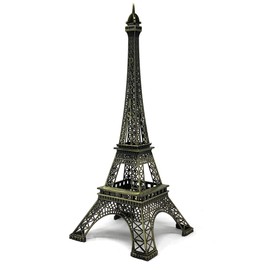 allgala 19 Inch 48CM Eiffel Tower Statue Decor Alloy Metal-Bronze (EF19-86195)