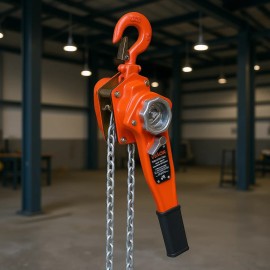 Manual Lever Chain Hoist 3/4T 20M Lift G80 Steel Dual Pawl Brake Industrial UseDefault: Default
