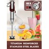 MegaWise Pro Titanium Reinforced 3-in-1 Immersion Corded Hand Blender, Powerful
