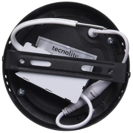 Tecnolite Lámpara Plafón LED de Sobreponer 6 W, Luz Suave Cálida, Interiores, No atenuable, LED integrado