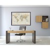 Swiftmaps 36" x 54" World Map Contemporary Premier Wall Map