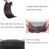 2Pcs Brown Black Hair Comb Bump It Up Volume Hair