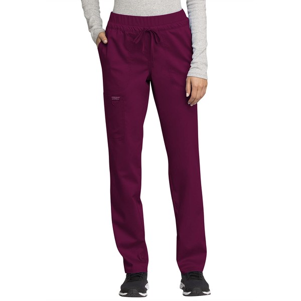 Cherokee Scrubs for Women Mid Rise Tapered Leg Drawstring Pant