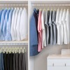 IEOKE Velvet Clothes Hangers, 50 Pack No Shoulder Bumps Ultra