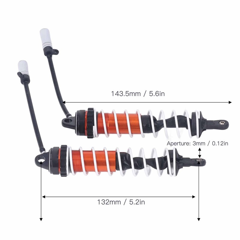 RC Rear Shock Absorber Aluminum Alloy Shock Absorber RC Damper