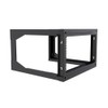 NavePoint 6U 23-inch Width 4-Post Open Wall Rack - Open